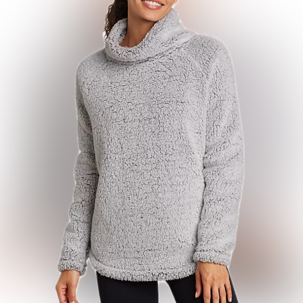 EDDIE BAUER Women's Plush Pullover size small